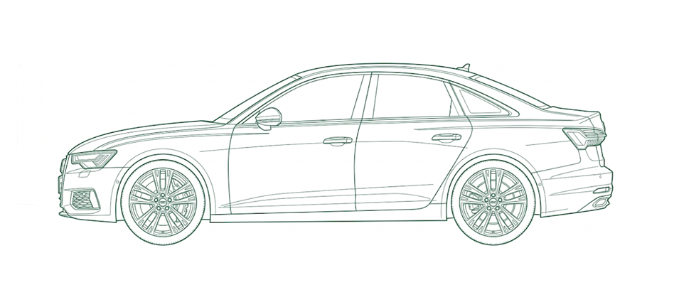 Tekening Audi A6