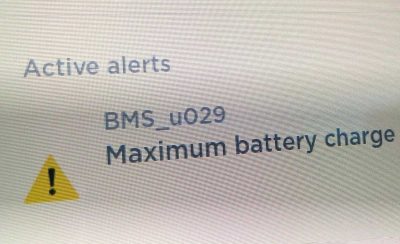 BMS U092 foutmelding op scherm